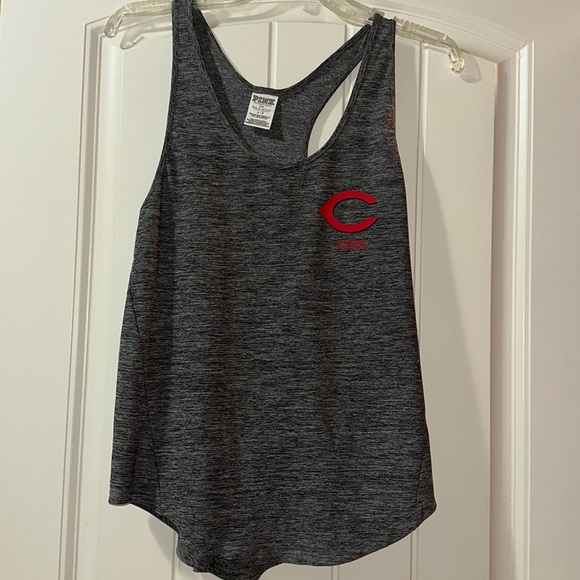 PINK Victorias Secret Cincinnati Reds Tank Top small - Picture 1 of 3